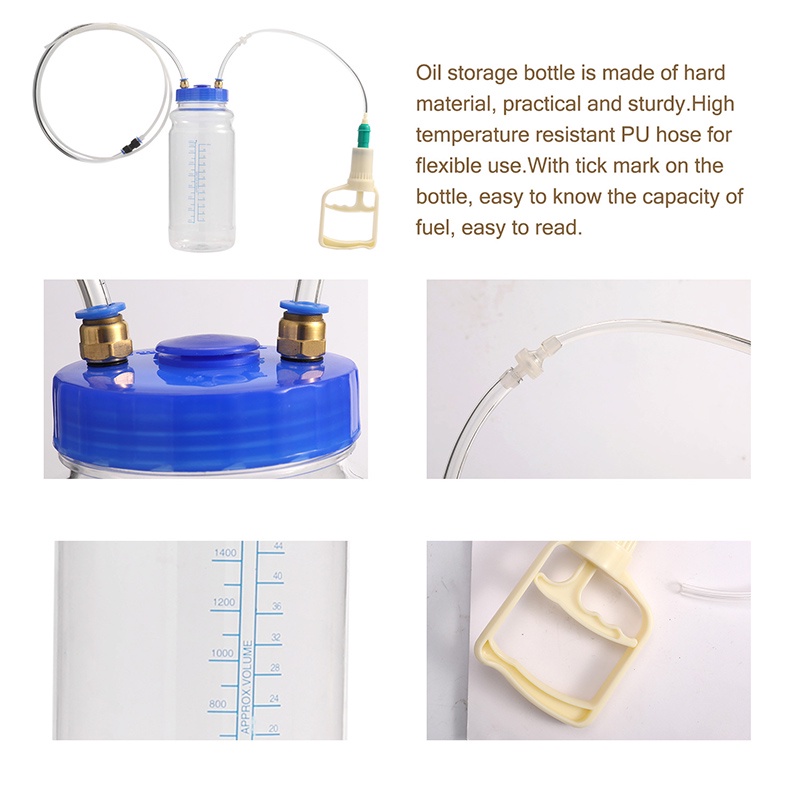 Ống Bơm Dầu 2L Chuyên Dụng Cho Xe Hơi / Xe Tải / Mô Tô