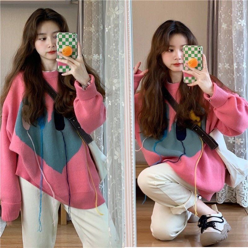 Áo hoodie dài tay dáng rộng thời trang hàn quốc dành cho nữ