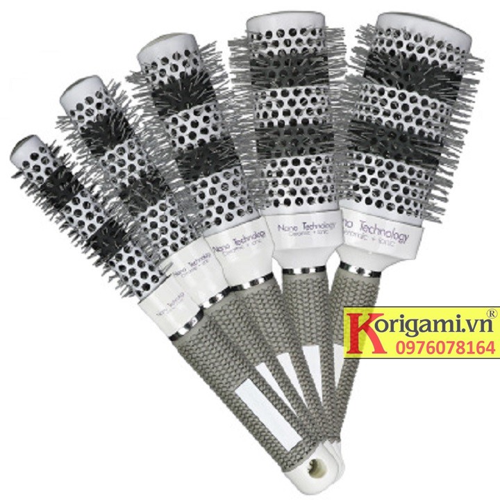 LƯỢC SẤY TRÒN TẠO KIỂU XOĂN TRÁNG SỨ NANO CERAMIC