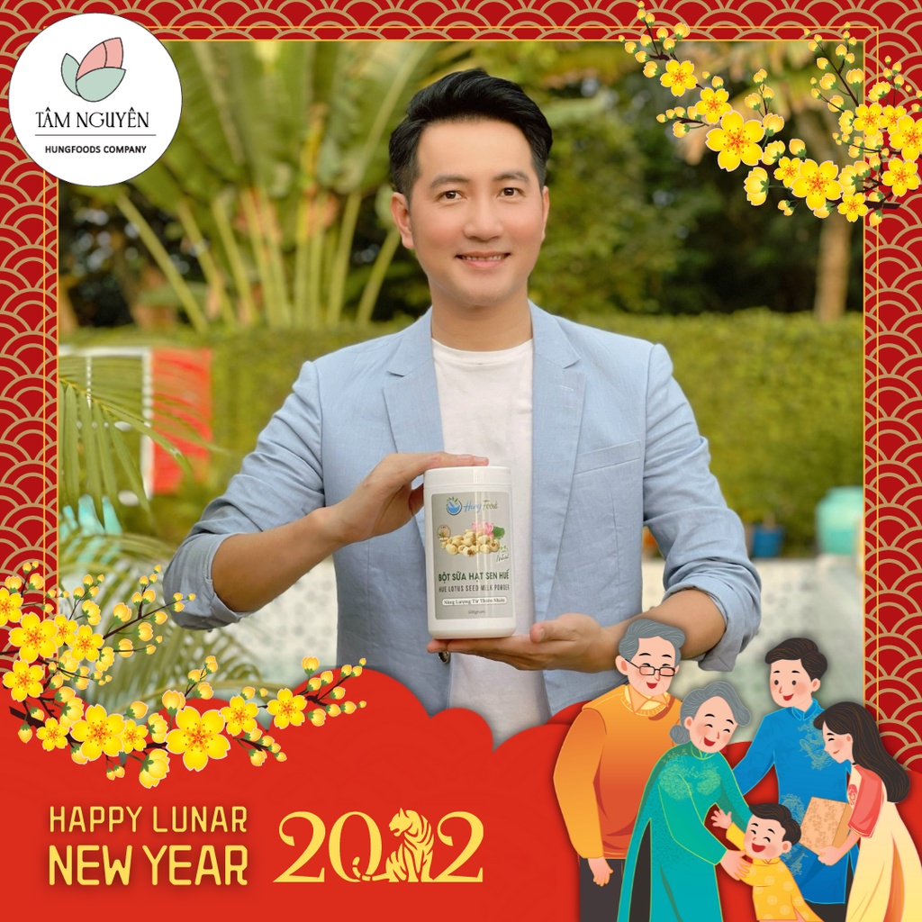 Bột sữa hạt sen Huế (Loại 500g) Sữa Thực Vật Chay ( Cam kết hàng chính hãng)