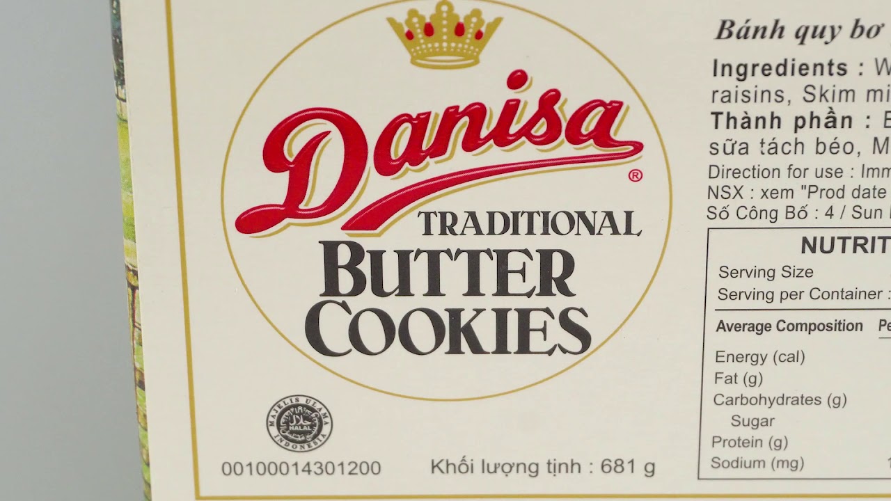 Bánh quy bơ Danisa Size lớn Hộp 681g (date mới)