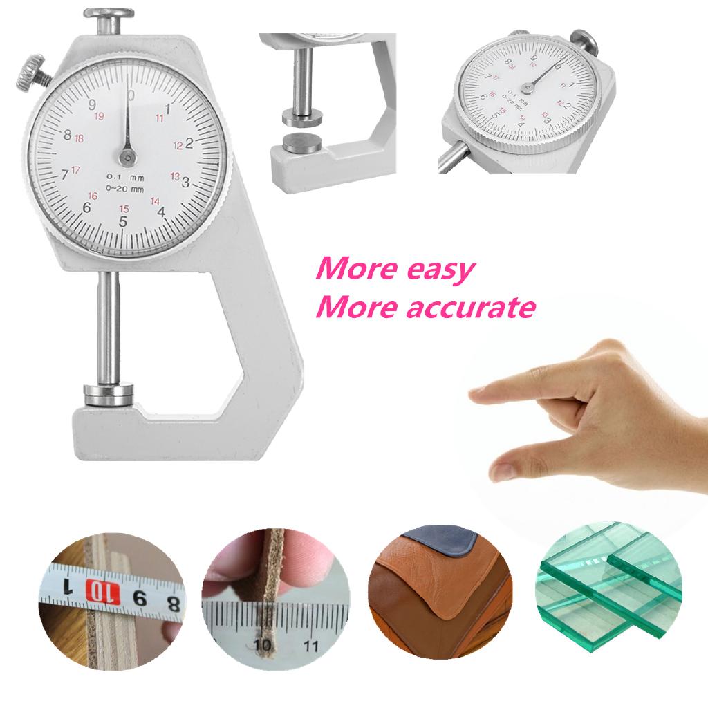 Dụng cụ đo độ dày 0-20mm chuyên dụng cho thợ làm đồ thủ công bằng da