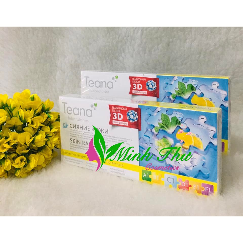 Collagen tươi Teana C1 - Serum làm trắng da, làm mờ nám và tàn nhang Nga