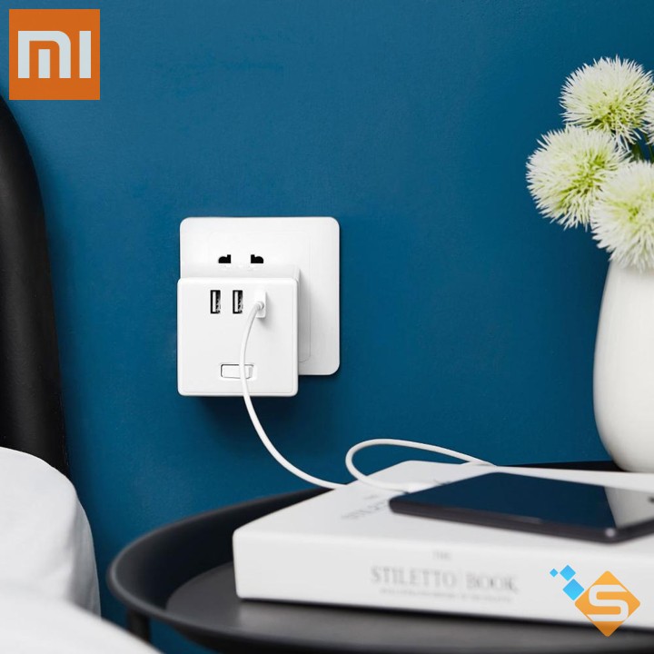 Ổ cắm đa năng XIAOMI Mijia Magic Cube Multifunctional Plug (bản có dây và trực tiếp) - Hàng Chính Hãng