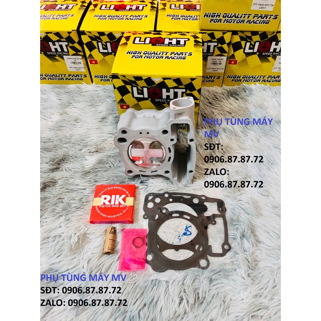 Lòng 62mm dành cho xe WINNER SONIC. Thương hiệu LIGH SPEED