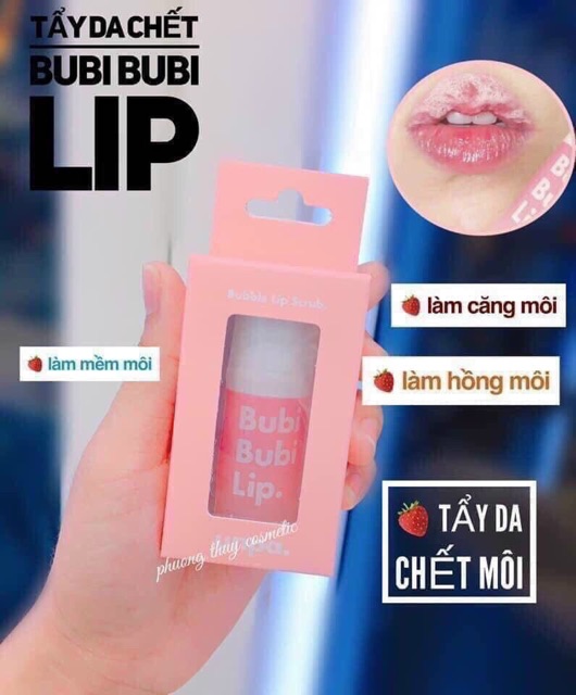 💓 Tẩy tế bào chết môi dạng sủi bọt By Unpa Bubi Bubi Lip | BigBuy360 - bigbuy360.vn