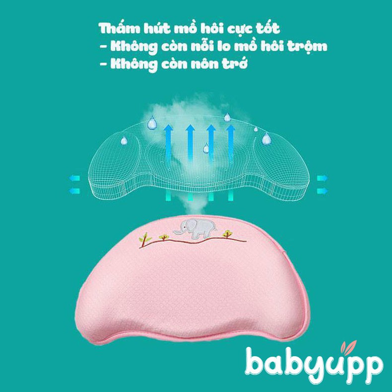 Gối Baby Moov - Gối chống méo đầu cho bé sơ sinh