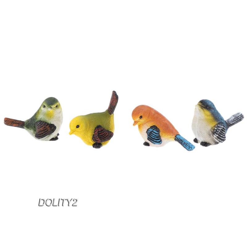 Set 2 / 4 Chú Chim Nhỏ Dễ Thương Trang Trí Nhà Cửa