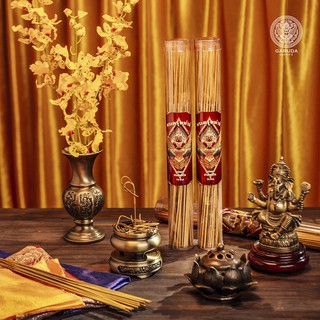 Nhang không khói Garuda nhang sạch không độc thắp nhang cuốn tàn hình đồng xu có ánh vàng thích hợp cho Phong Thủy