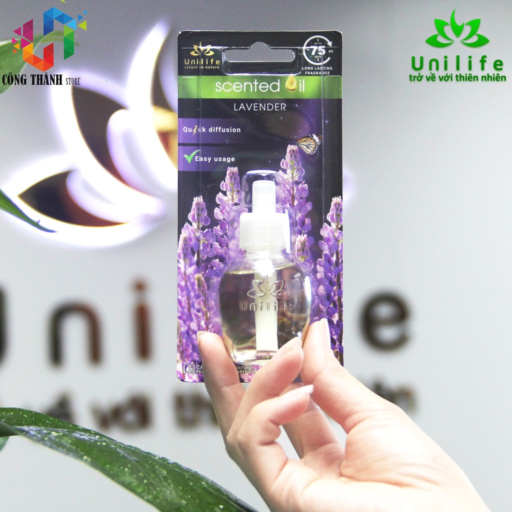 Tinh dầu Lavender nguyên chất ❄chai 30ml❄ tinh dầu thiên nhiên hoa Oải Hương nguyên chất Unilife - CHÍNH HÃNG