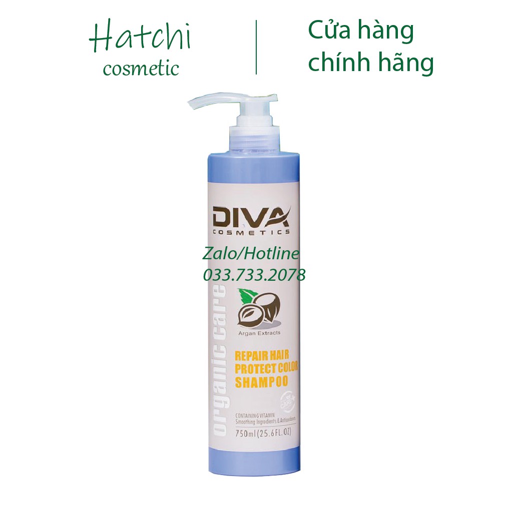 Lẻ Dầu Gội Hoặc Dầu Xả DIVA Phục Hồi Và Bảo Vệ Màu