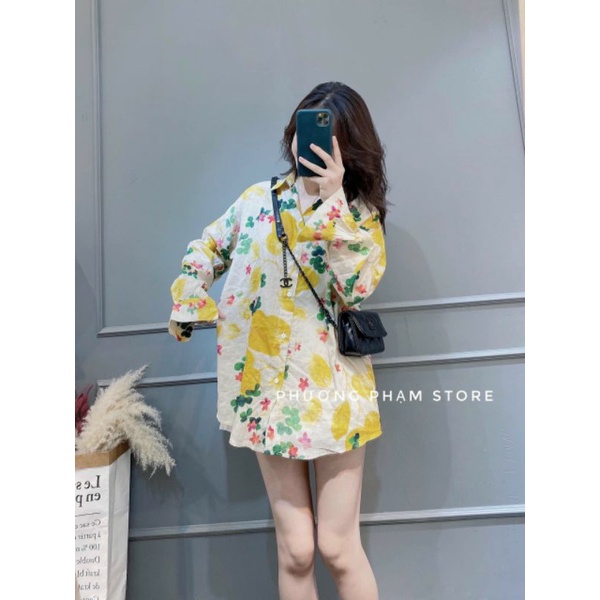 Áo babydoll hoa xinh xắn tay lỡ cá tính | BigBuy360 - bigbuy360.vn
