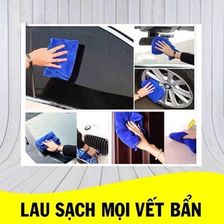 Combo 3 khăn lau xe