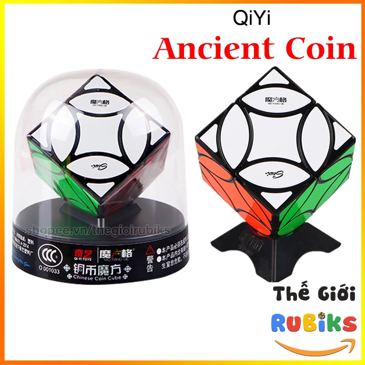 Rubik QiYi Ancient Coin Cube Rubic Biến Thể 6 Mặt Độ Khó Cao. Đồ Chơi Thông Minh.