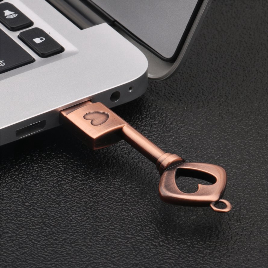 Usb Mini Hình Chìa Khóa Bằng Đồng Sáng Tạo | BigBuy360 - bigbuy360.vn