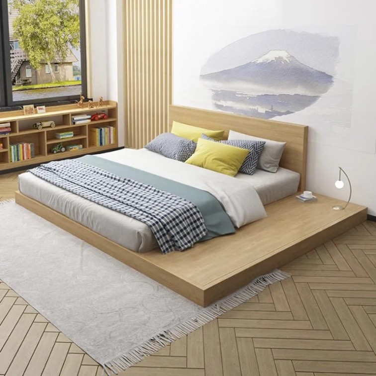Giường Hộp_[ FREESHIP + HÀNG SẴN ]_Giường ngủ gỗ hiện đại, giường gỗ giá rẻ gỗ công nghiệp, giường nhật đẹp