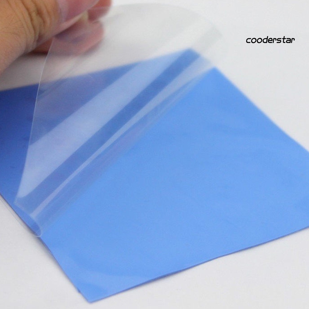 Miếng dán tản nhiệt CPU GPU bằng silicon cỡ 100mm x 100mm x 0.5mm