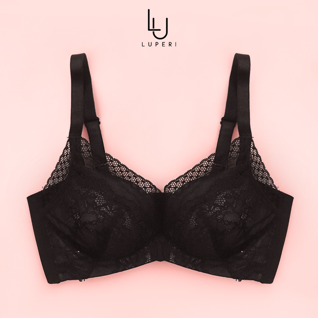 Áo Lót Nữ Không Gọng Siêu Đẩy LUPERI Bản Đai 3 Móc Chắc Chắn, Ôm Nâng Ngực - LUAL855
