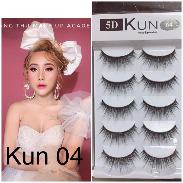 Mi Kun 5D 5 cặp đủ mẫu cao cấp chính hãng HALOMI chuyên dùng cho makeup