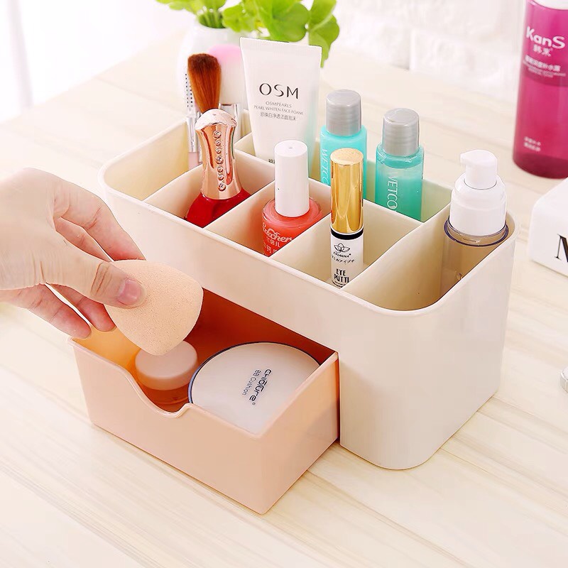 Kệ đựng mĩ phẩm kiểu mới siêu tiện dụng ( 1 tầng nhiều ngăn) 88174 Koreastore88