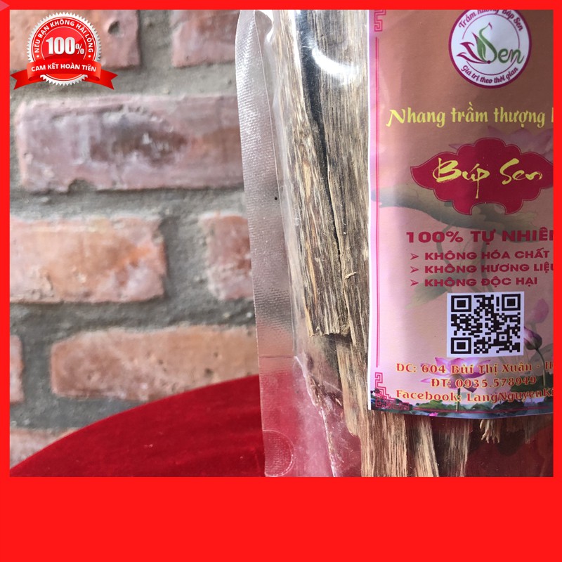 [Giác Trầm] Giác Trầm Hương Thiên Nhiên 100% dạng túi 100gam - (Hương Trầm Sạch Búp Sen)