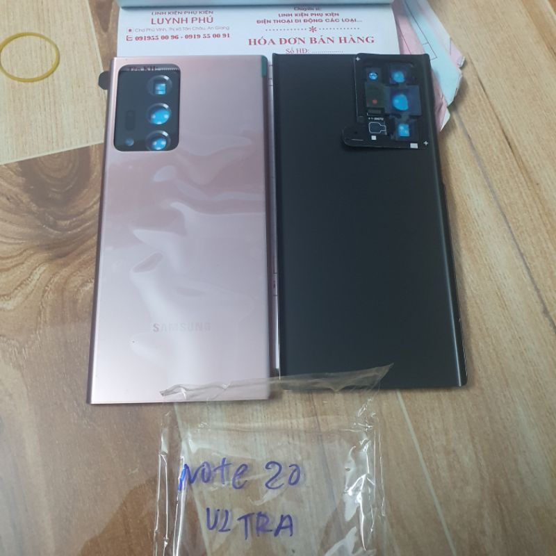 nắp lưng samsung note 20 ultra zin có kính camera