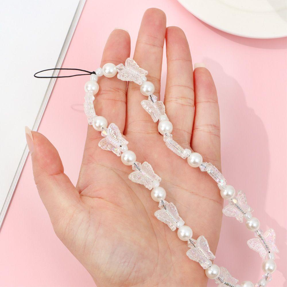 Dây Đeo Điện Thoại Họa Tiết Bươm Bướm Thời Trang Dành Cho Nữ