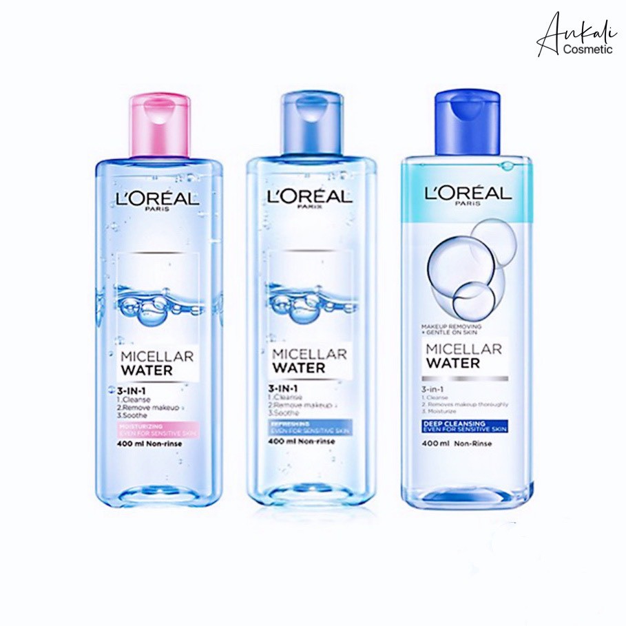 Nước Tẩy Trang L'Oreal Micellar Water 3 In 1 Moisturising 400ml