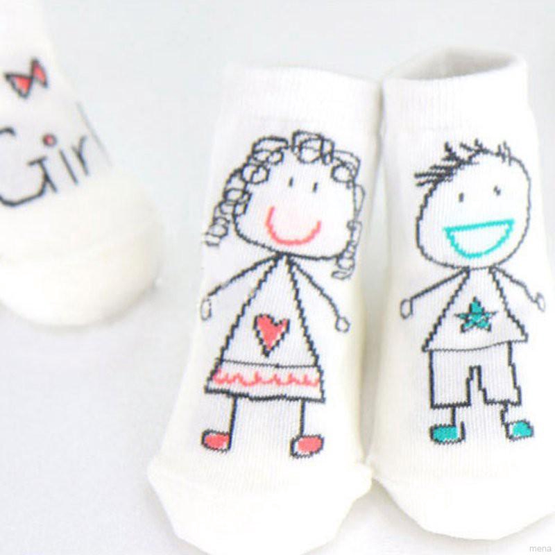 Đôi vớ họa tiết hoạt hình dễ thương sành điệu cho bé