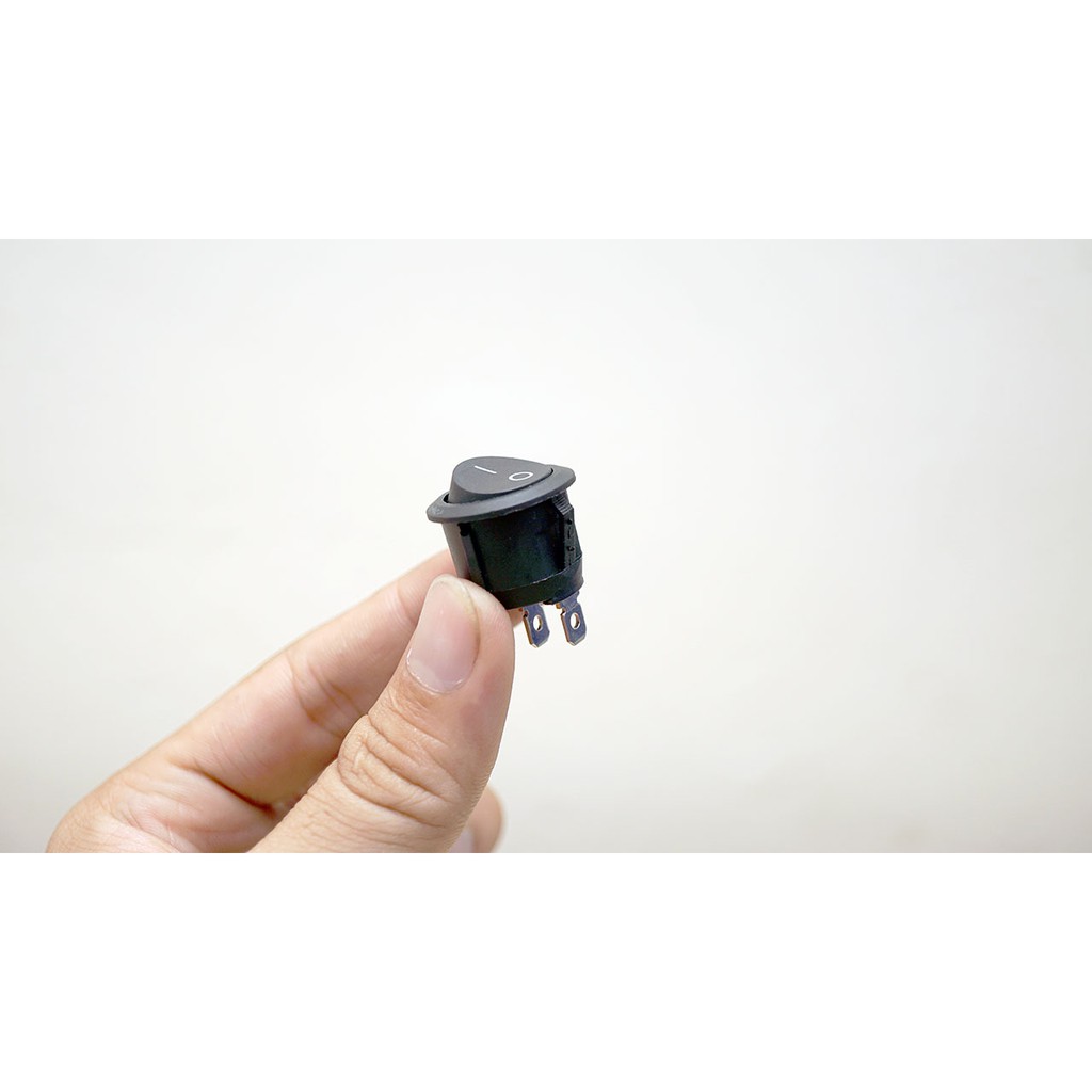 2 cái Công Tắc Tròn Mini 3 Chấu 6A 250V;10A 125V ON VÀ OFF