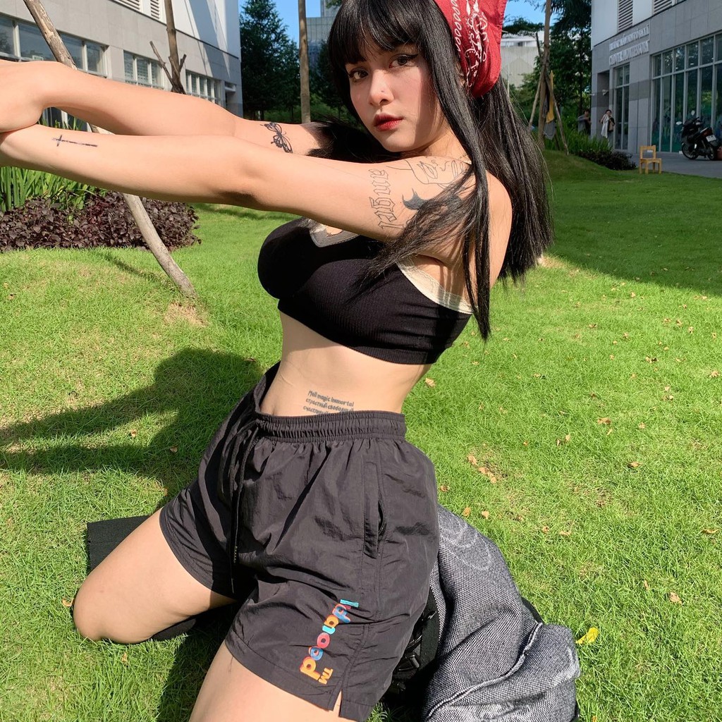 Quần short dù phối màu Colorful INDAHOOD | BigBuy360 - bigbuy360.vn