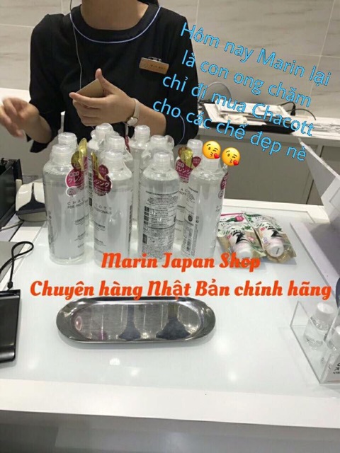 (Mẫu mới, Hàng Chuẩn) Nước tẩy trang Chacott For Professionals 500ml dùng thích