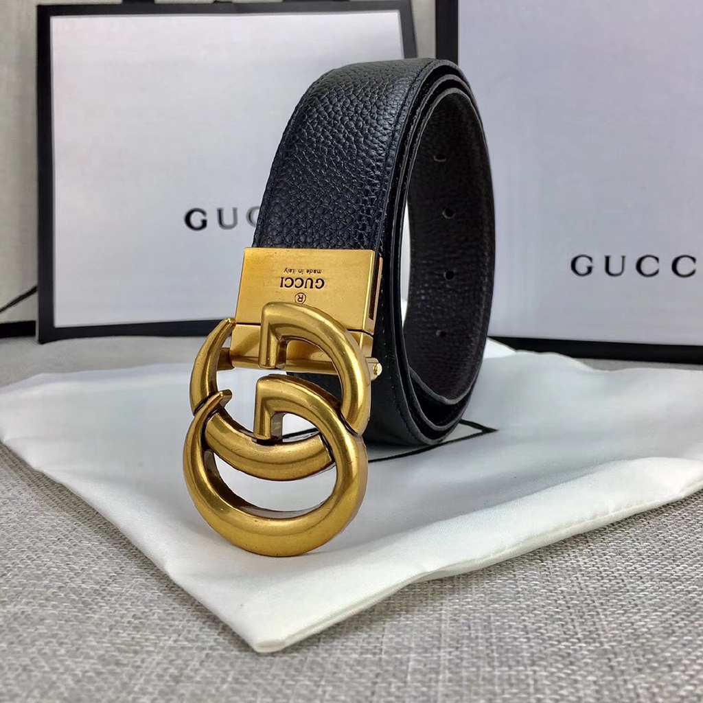 Thắt lưng Gucci bằng da thiết kế theo phong cách cổ điển dành cho nam/nữ