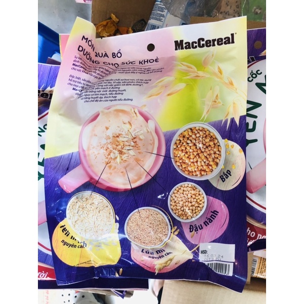 Ngũ cốc Yến mạch ít đường Maccereal