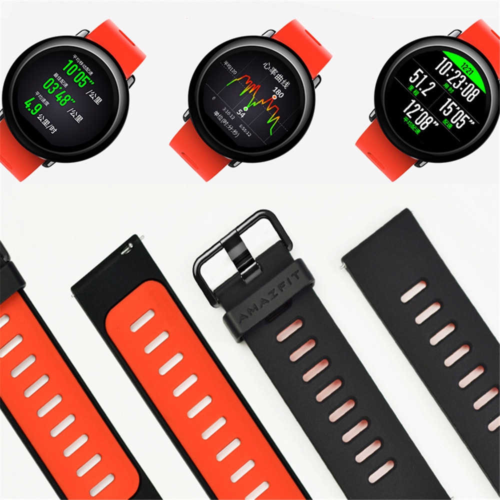 Dây Đeo Tay Thay Thế 22mm Bằng Silicon Cho Đồng Hồ Thông Minh Xiaomi Huami Amazfit Gtr 47mm Amazfit