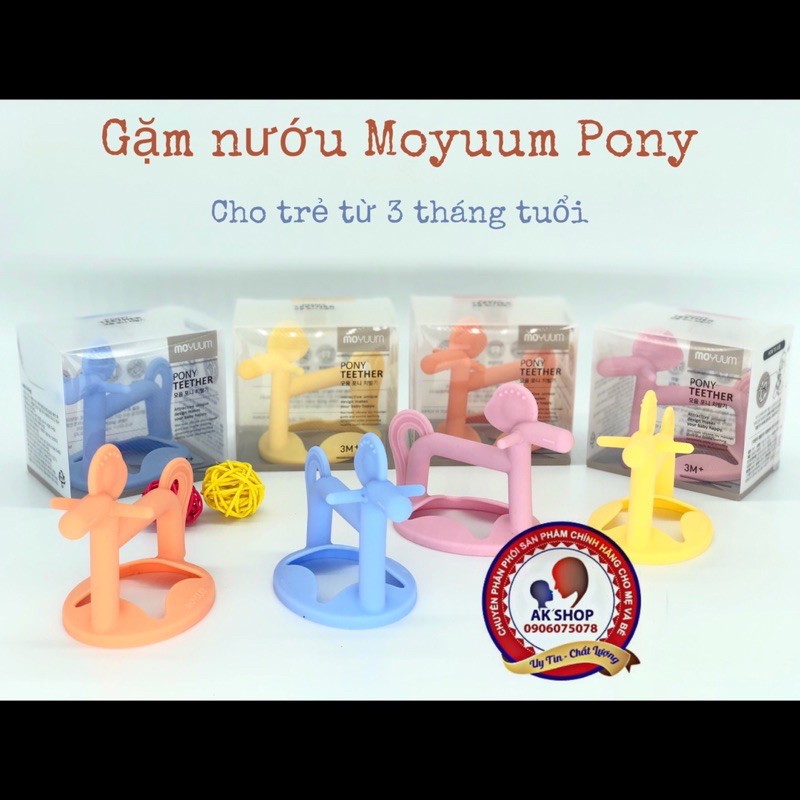 Gặm nướu Moyuum hình pony hàng chính hãng Hàn Quốc