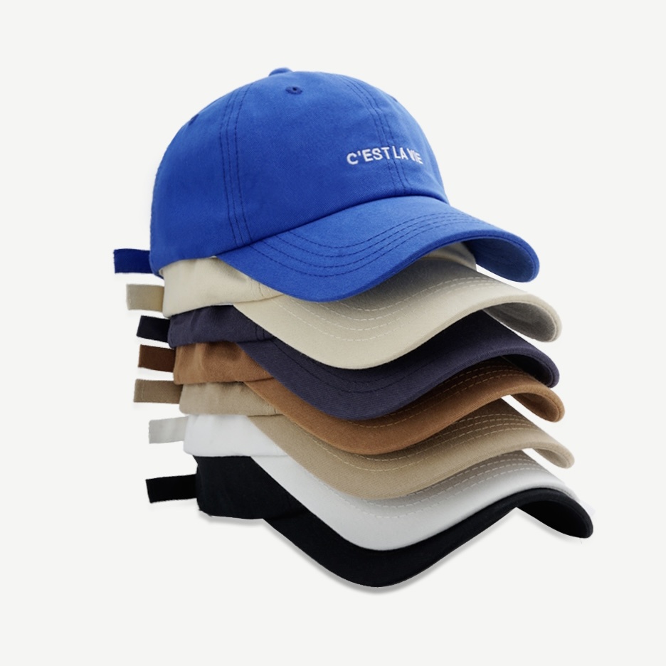 Mũ denim MG STUDIO thêu chữ C 'Est LA VIE