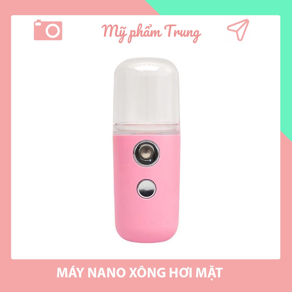 Máy Phun Sương Xông Hơi Mặt NaNo Mini Cầm Tay Hỗ Trợ Dưỡng Da Cấp Nước Tối Đa