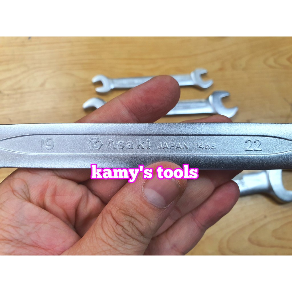 Cờ lê 2 đầu miệng Asaki