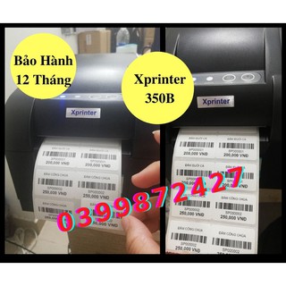 Máy in Tem Nhiệt - Máy In đơn Hàng Shopee Xprinter 350B Cổng USB