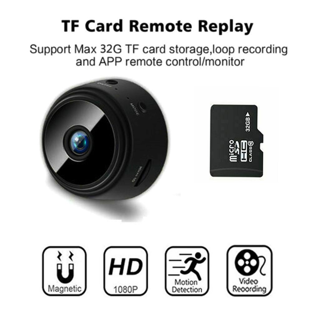 Camera IP mini Wifi âm thanh không dây Máy ghi âm tại nhà An ninh gia đình HD 1080P Tầm nhìn ban đêm 32G