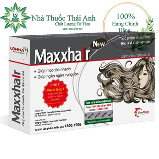 Maxxhair Hỗ Trợ Mọc Tóc, Giảm Rụng Tóc