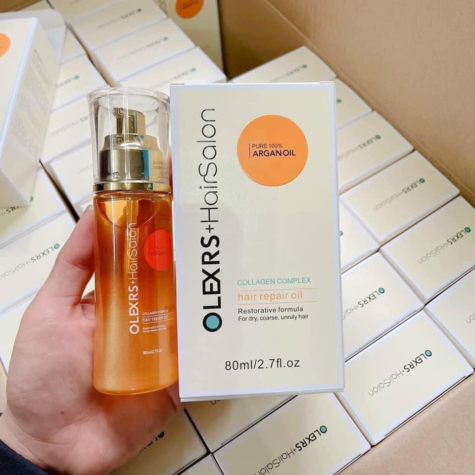 Tinh Dầu Dưỡng Tóc Olexrs HairSalon Collagen Complex Hair Repair Oil - 80ml