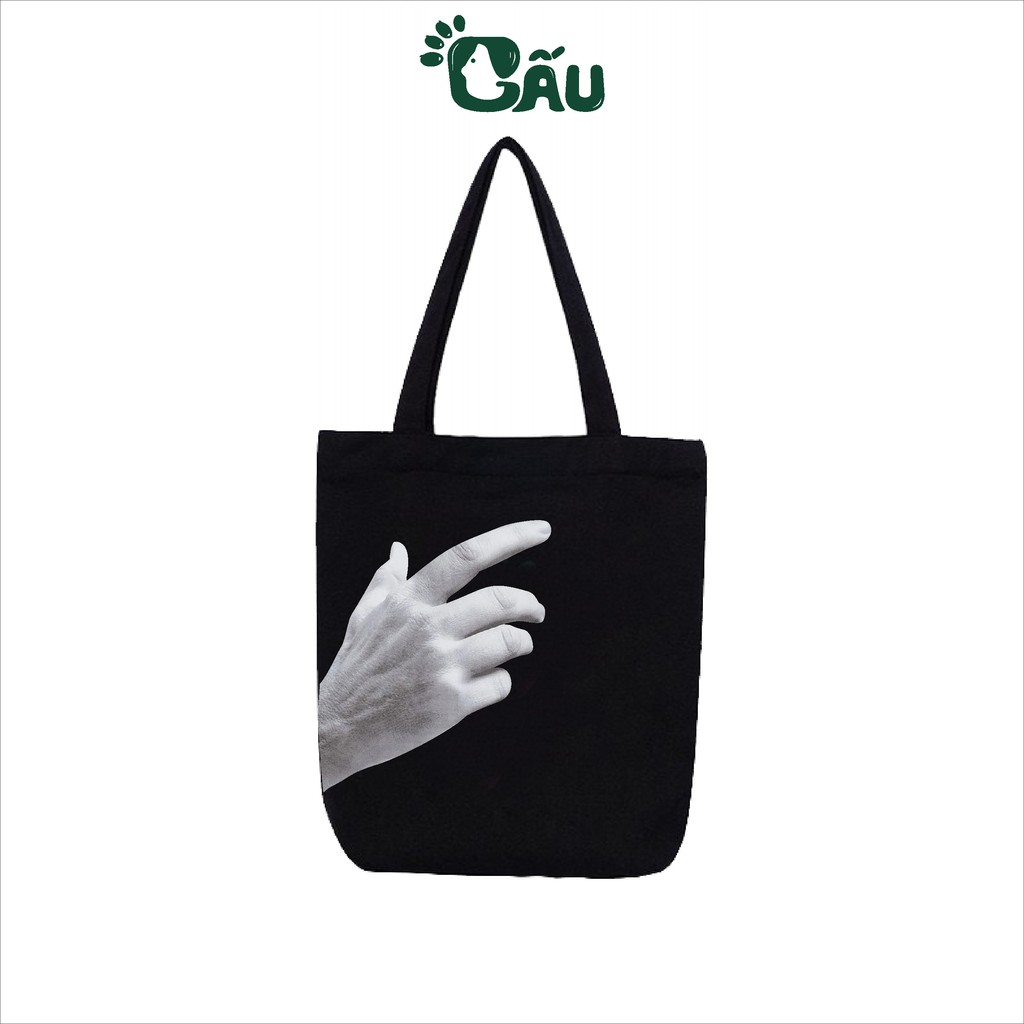 Túi tote Gấu194 vải bố canvas cao cấp mềm mịn - Bàn Tay