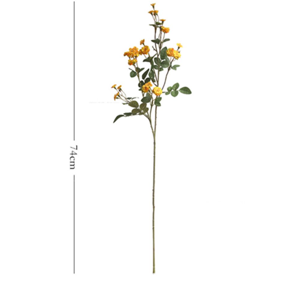 CONOPERY Nhành hoa hồng giả bằng lụa nhiều màu dùng trang trí tiệc cưới/ nhà cửa diy