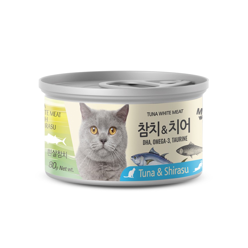 pate súp cá ngừ phối với nhiều vị khác Meowow Hàn Quốc 80gr dành cho mèo