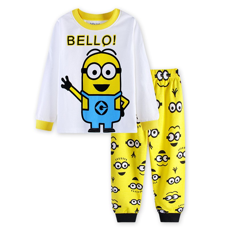 Dễ Thương Bộ Đồ Ngủ Hình Minion Cho Bé ASD343