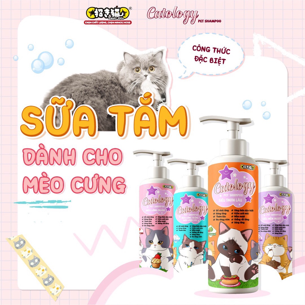 sữa tắm CATOLOGY 500ml dành cho mèo