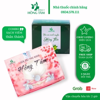 COMBO K.en Đặ.t Hồng Tâm và xông ngâm se khít vùng kín, khắc phục viêm.nấm ngứa hiệu quả