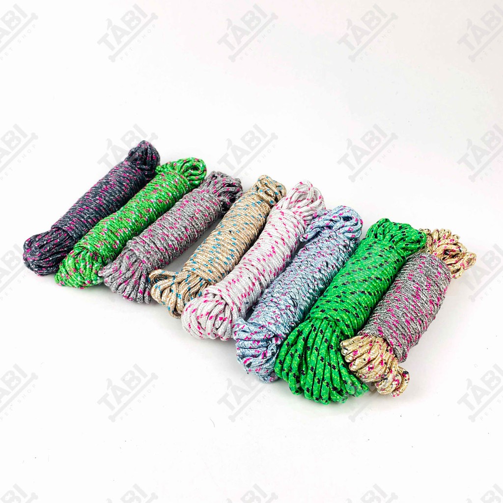 Dây Dù Paracord 6 Lõi 5mm Dùng Để Sinh Tồn, Dã Ngoại, Dây Dù Làm Vòng Handmade, Rastaclat